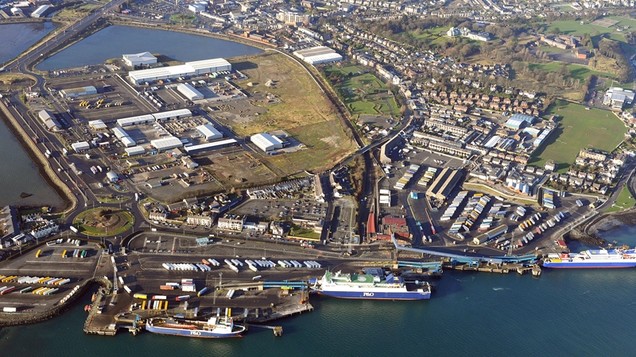 P&O Ferries Larne – Port site lighting facility